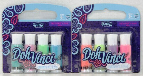 Hasbro Painting Play Doh Dohvinci Deco Pop 4 Pieces for Children 6+ Years (Multi Designs) 4 Pieces