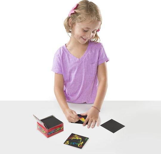 Melissa & Doug Ζωγραφική Scratch Art Box of Rainbow Mini Notes