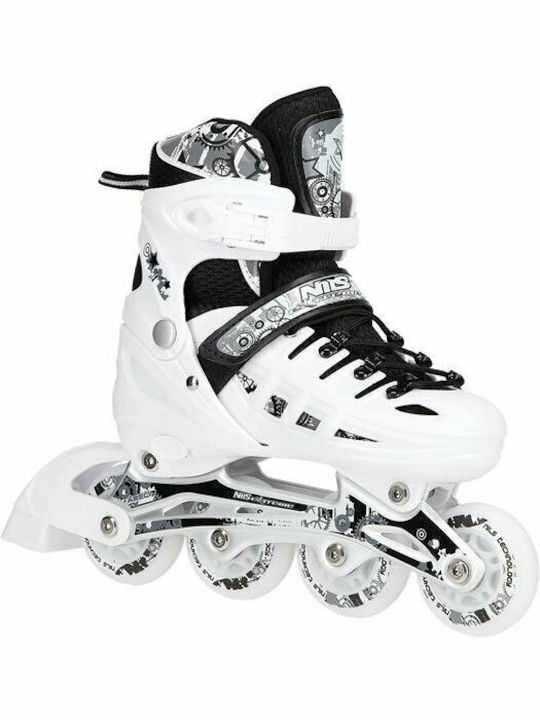 Nils NH10905 Kids Adjustable Inline Rollers White