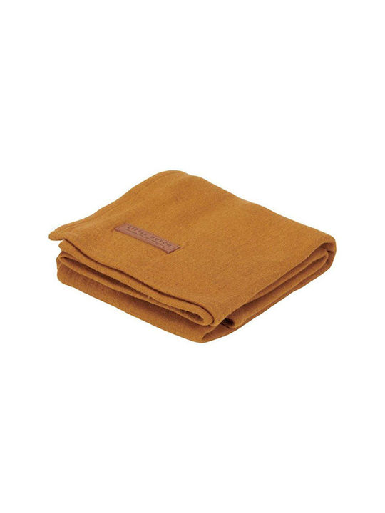 Little Dutch Hooded Baby Bath Towel Pure Ochre Spice