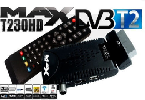 MAX 230 HD Ψηφιακός Δέκτης Mpeg-4 Full HD (1080p) με Λειτουργία PVR (Εγγραφή σε USB) Σύνδεσεις SCART / HDMI / USB