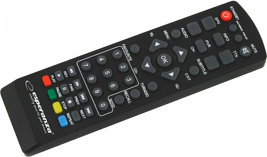 Esperanza EV104 Digital Receiver Mpeg-4 Full High Definition (1080p) with PVR (Record to USB) Connectivity SCART / HDMI / USB