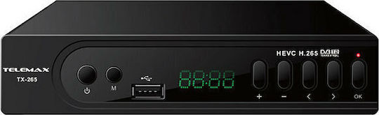 Telemax T2-535 HD PVR 32-0535 Mpeg-4 Digital Receiver HD (720p) with PVR (Record to USB) Function Connections SCART / HDMI / USB