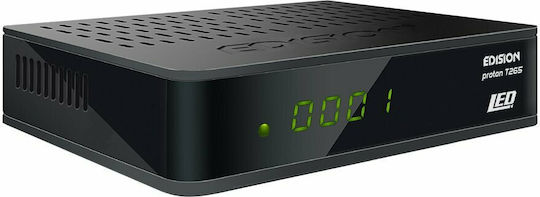 Edision Proton T265 LED 01-07-0009 Mpeg-4 Digital Receiver Full High Definition (Full HD) (1080p) Connectivity SCART / HDMI / USB