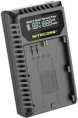 NiteCore Single Battery Charger UCN3 Pro 9060060223 Compatible with Canon