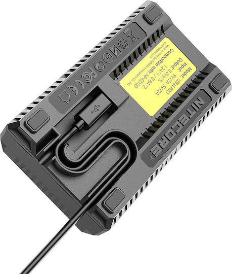 NiteCore Διπλός Φορτιστής Μπαταρίας USN4 Pro Συμβατός με Sony