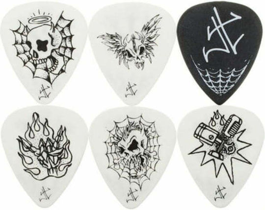Dunlop Picks Guitar James Hetfield Pick Tin Thickness 0.88mm Set 6pcs