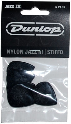 Dunlop Guitar Picks Jazz III Stiffo Pick Set 6pcs