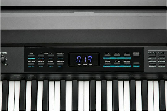 Kurzweil Ηλεκτρικό Stage Πιάνο KA-70 Set με 88 Ημιβαρυκεντρισμένα Πλήκτρα Ενσωματωμένα Ηχεία και Σύνδεση με Ακουστικά και Υπολογιστή Black