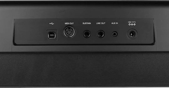 Medeli Electric Stage Piano SP201 with 88 Weighted Keys Built-in Speakers and Connection with Headphones and Computer Black