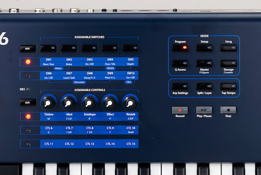Kurzweil Electric Stage Piano PC-3LE6 with 61 Semi-Weighted Keys and Connection with Headphones and Computer Black