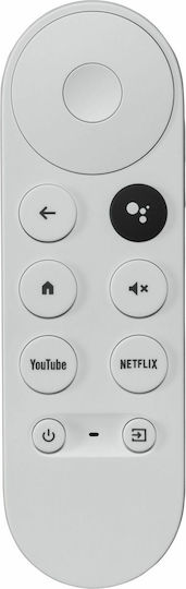 Google Smart TV Stick Chromecast with Google TV 4K UHD with Bluetooth / Wi-Fi / HDMI and Google Assistant Snow