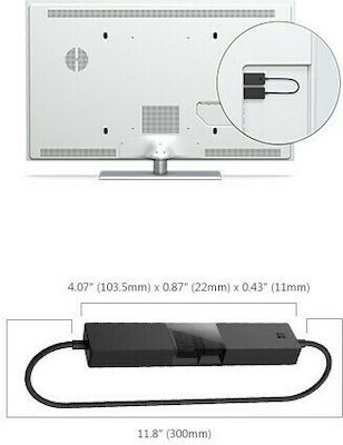 Microsoft Smart TV Stick Wireless Display Adapter V2 Full HD με Wi-Fi / HDMI
