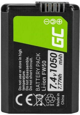 Green Cell Baterie aparat foto FW50 Litiu-Ion (Li-Ion) 1050mAh Compatibilă cu Sony