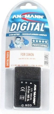 Ansmann Kamera Batterie A-Can LP E5 5044443 Lithium-Ionen (Li-Ion) Kompatibel mit Canon