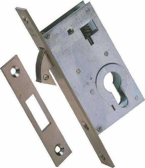 Cisa Recessed Lock Safe deposit box with Center 30mm Silver