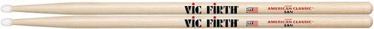 Vic Firth Hickory Μπαγκέτες Ντραμς American Classic 5A με Σχήμα Μύτης Drop