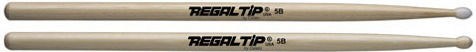 Regal Tip Hickory Drumsticks Drums 5B with Tip Shape Drop