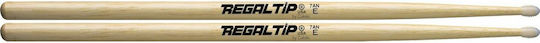 Regal Tip Hickory Drumsticks Drums 5B with Tip Shape Drop
