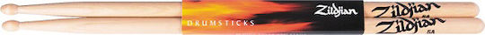 Zildjian Hickory Drumsticks Schlagzeug 5A mit Spitzenform Oval