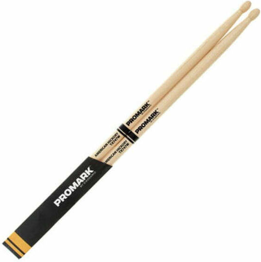 Promark Hickory Μπαγκέτες Ντραμς Rock Tip 5A με Σχήμα Μύτης Acorn