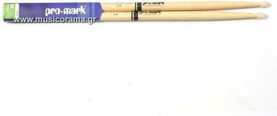 Promark Hickory Drumsticks Drums 5A with Tip Shape Drop