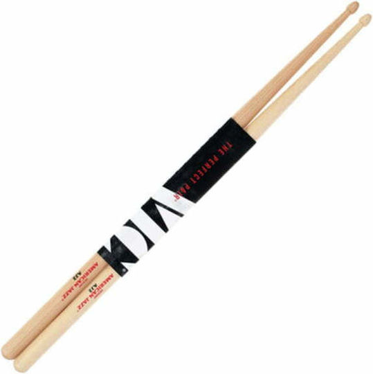 Vic Firth Hickory Палчици Барабани American Jazz 2 Tear 5A с Форма на Връх Drop