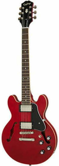 Epiphone ES-339 Pro Електрическа Китара ES с HH Конфигурация на Пикапите Череша