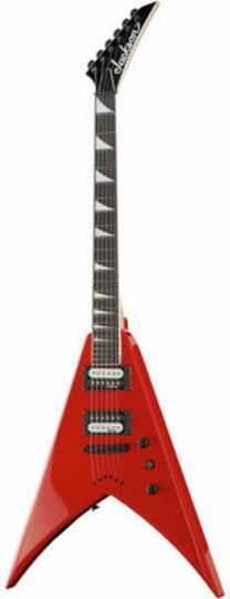 Jackson JS Series King V JS32T Електрическа Китара Flying V с HH Конфигурация на Пикапите Ferrari Red