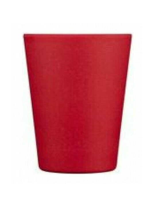 Ecoffee Cup Red Dawn Cană Bambus cu Capac Roșie 350ml