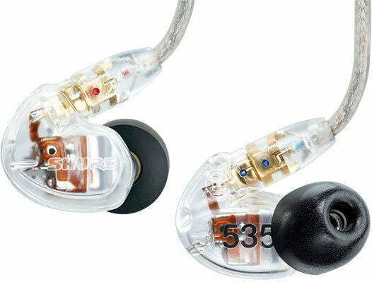 Shure Ακουστικά Ψείρες In Ear SE535 Διαφανή