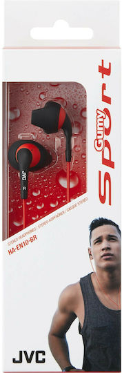 JVC Ακουστικά Ψείρες Earbuds HA-EN10 Μαύρα