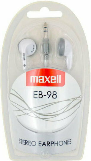 Maxell Ακουστικά Ψείρες Earbuds EB-98 Λευκά
