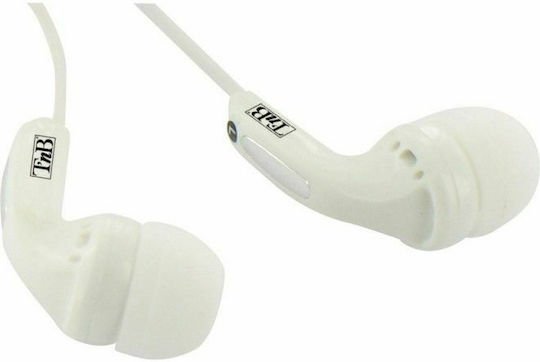 T'nB Ακουστικά Ψείρες In Ear Csfizz Λευκά