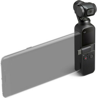 DJI Osmo Pocket Action Camera 4K Ultra HD με WiFi Μαύρη με Οθόνη 3"