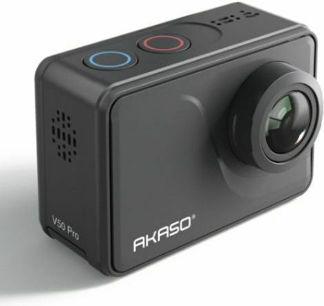 Akaso V50 Pro Cameră De Acțiune 4K Ultra HD Rezistentă La Apă Standard Cu Ecran Tactil 2" Și Wi-Fi Neagră