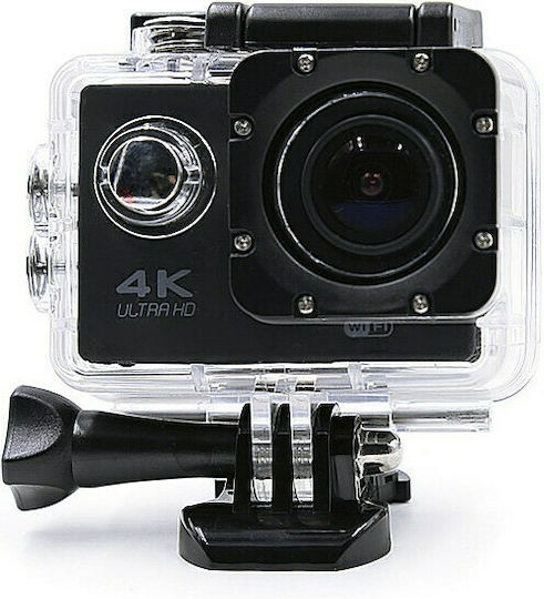 DV124 Action Camera 4K Ultra HD Υποβρύχια (με Θήκη) και Wi-Fi Μαύρη