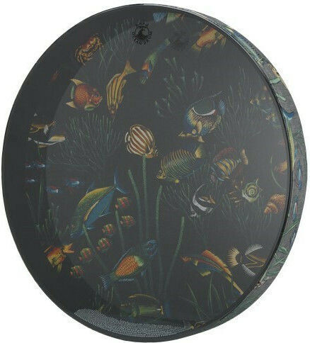 Remo Bendir Ocean Drum - Fish Graphic 16'' με Συνθετικό Δέρμα