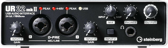 Steinberg UR-22-MkII J08ST00021 Εξωτερική Επαγγελματική Κάρτα Ήχου
