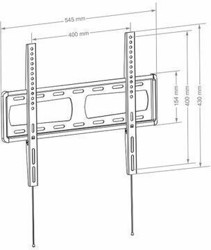 Hagor BL Fixed 400 Βάση Τηλεόρασης Τοίχου έως 46" και 40kg