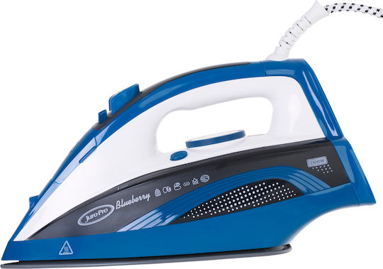 Juro-Pro Blueberry Σίδερο Ατμού 2800W με Κεραμική Πλάκα και Συνεχόμενη Παροχή 40gr/min