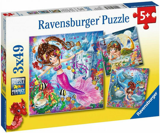 Kinderpuzzle Enchanting Mermaids für 5+ Jahre+ Jahre 147pcs Ravensburger