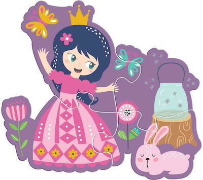 Puzzle pentru Copii Princess pentru 3++ Ani 28buc Luna