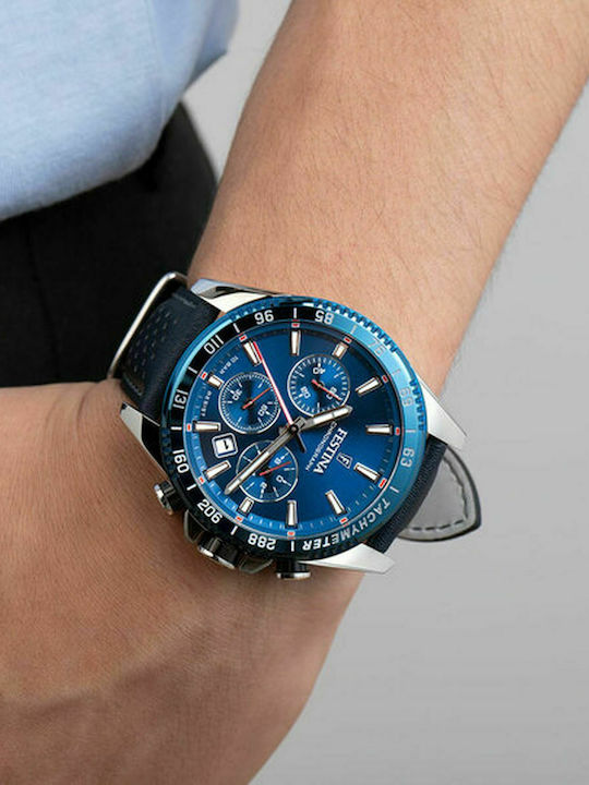 Festina Ρολόι Μπαταρίας με Δερμάτινο Λουράκι Festina Ρολόι Μπαταρίας με Δερμάτινο Λουράκι