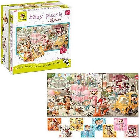 Kids Puzzle City for 2+ years+ Years 32pcs Ludattica