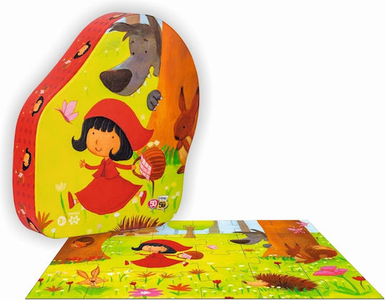 Παιδικό Puzzle Κοκκινοσκουφίτσα για 3+ Ετών 24pcs 50/50 Games