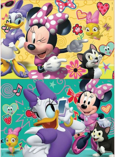 Ξύλινο Παιδικό Puzzle Minnie Happy Helpers για 3+ Ετών 16pcs Educa