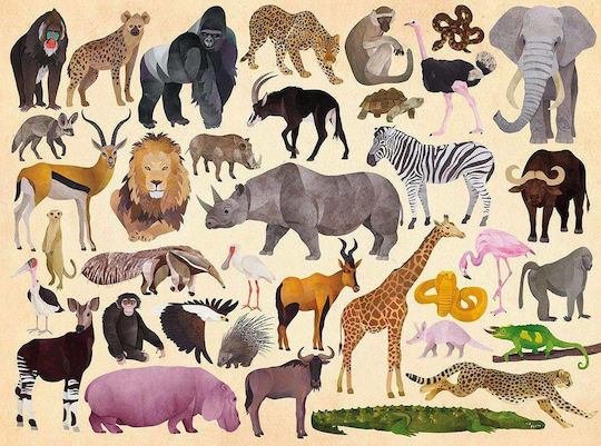 Kids Puzzle Jungle Animals for 5+ years+ Years 100pcs Crocodile Creek