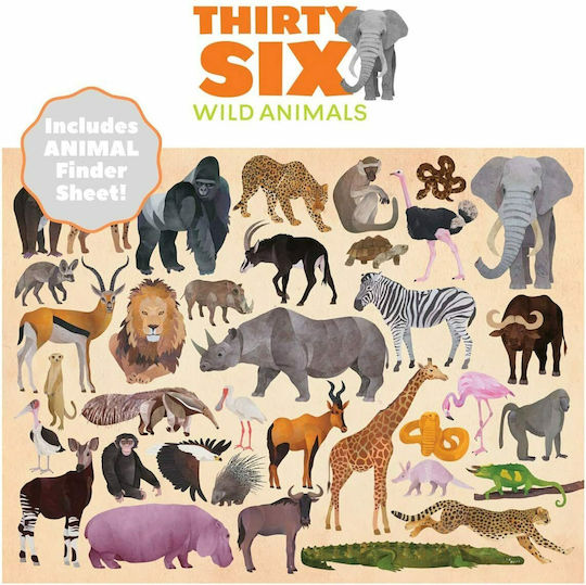Kids Puzzle Jungle Animals for 5+ years+ Years 100pcs Crocodile Creek