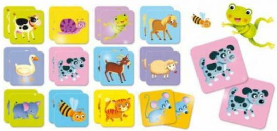 Kids Puzzle Carotina Baby Memo Animals For 1+ Years 24pcs Lisciani Giochi